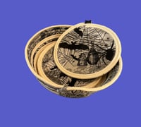 Image 2 of Handmade rope Halloween spider basket/coasters