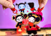 Pucca and Garu Magnetic Keychains