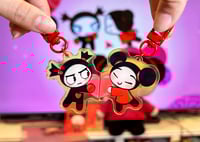 Image 1 of Pucca and Garu Magnetic Keychains