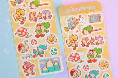 Image of Yoshisland Sticker Sheet