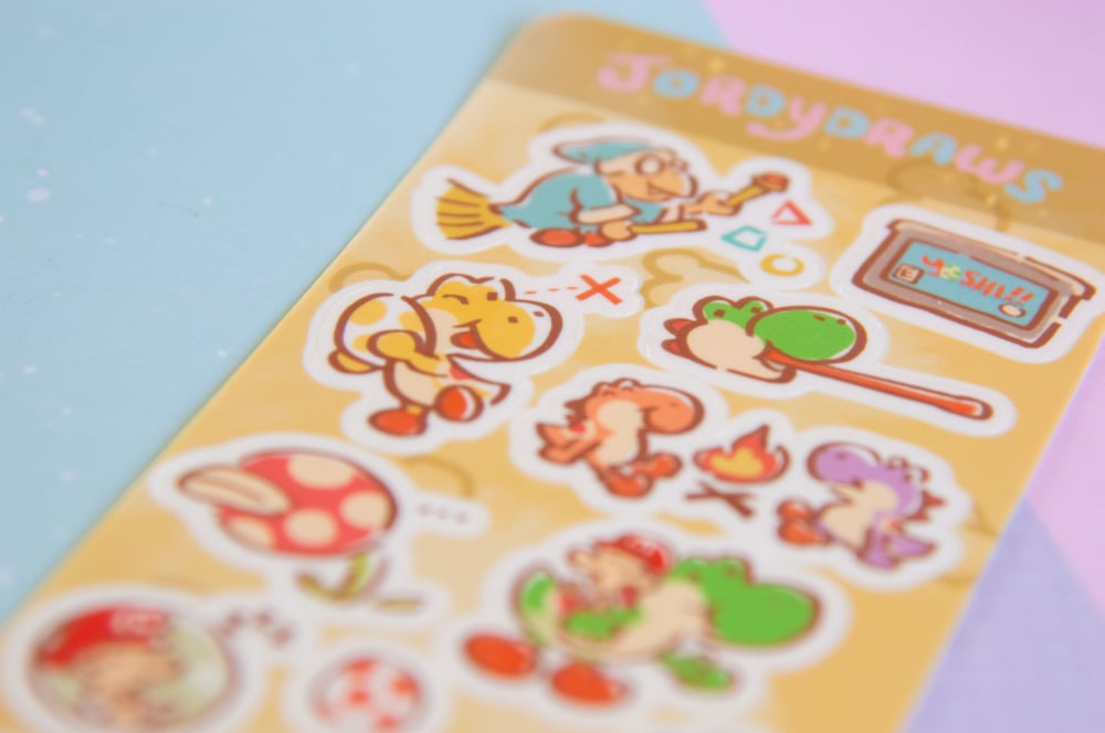 Image of Yoshisland Sticker Sheet