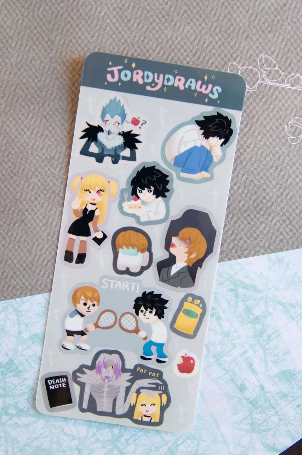 Image of Death Note Sticker Sheet