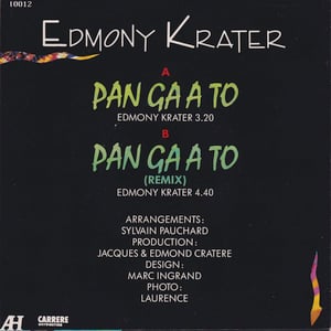 Edmony Krater – Pan Ga A To (Carrere – 10012 - Guadeloupe - 1992)