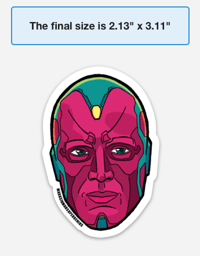 Image 3 of Wanda and Vision Sticker Combos