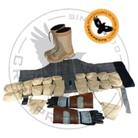Image 2 of Kashyyyk Combo (Short Boots + Gloves + Cummerbund with Canvas Pouches)