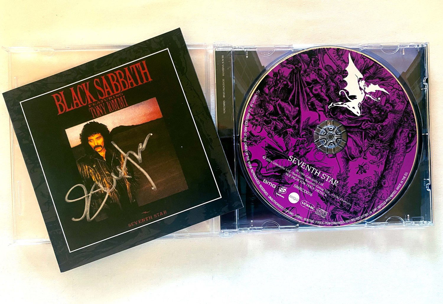 Image of BLACK SABBATH - Seventh Star - SIGNED GLENN HUGHES CD