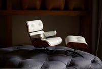 Image 8 of 1/6 Scale Eames Lounge Chair Dollhouse Miniatures dollhouse chair miniature chair