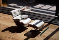 Image 4 of 1/6 Scale Eames Lounge Chair Dollhouse Miniatures dollhouse chair miniature chair