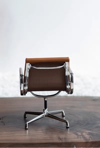 Image 13 of 1/6 Scale Swivel Desk Chair Office Mid Century Modern Designer Chair Dollhouse Miniature