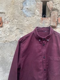 Image 2 of Camicia upcycling crop bordeaux