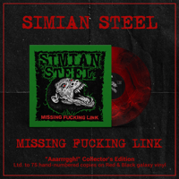 Image 1 of SIMIAN STEEL – Missing Fucking Link | VINYL LP ("Aaarrrggh!" collector's edition ltd. 75)