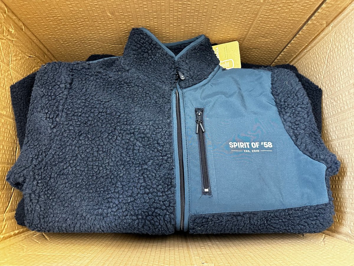 Image of Spirit of 58 Sherpa Fleece in Navy 