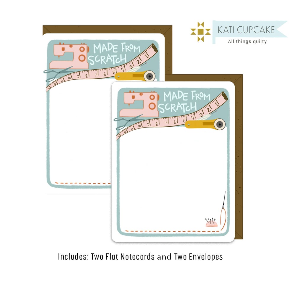 Image of Made From Scratch - Flat Notecards