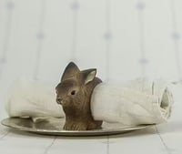 Image 1 of Rond de serviette Lapin