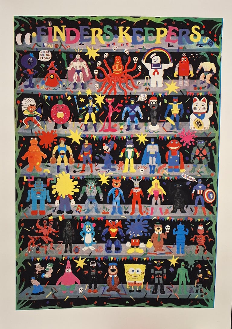 Finders keepers serigraphie edition Dernier cri