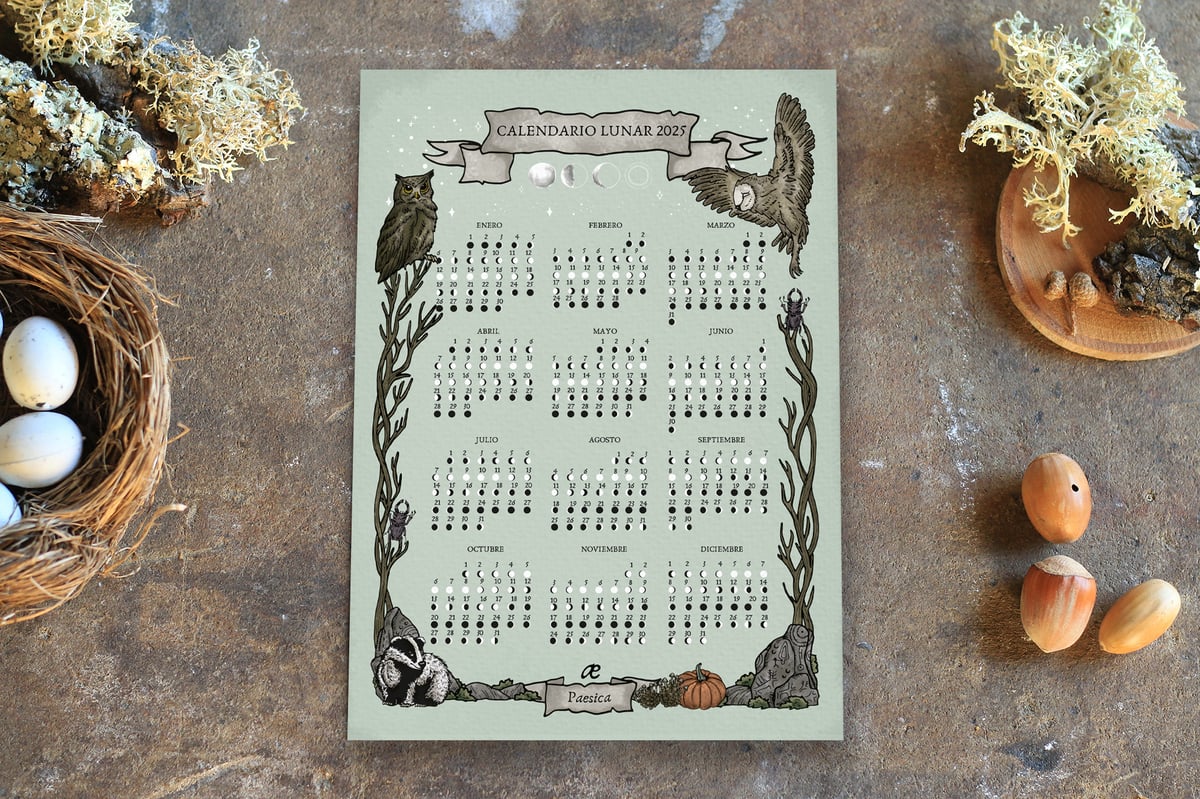 Image of Calendario Lunar 2025