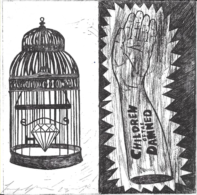 Children of the damned  20x20 cm