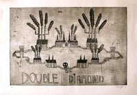 Gravure Double diamond
