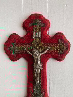 Image of Très ancien crucifix bénitier Napoléon III