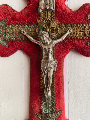 Image of Très ancien crucifix bénitier Napoléon III