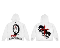 Tripl3 Skull CRUCIFIXED hoodie