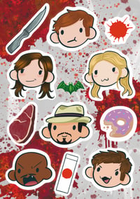 Image of DEXTER STICKER SHEETS