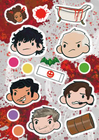 Image of DEXTER STICKER SHEETS