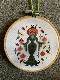 Image 1 of Enoch from Over the Garden Wall inspired Witch Cross Stitch