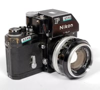 Image 1 of Nikon F Photomic BLACK 35mm SLR film camera with Nikkor 50mm F1.4 lens #4586