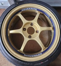 Image 2 of RG1 Advan Gold Wheels