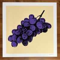 Purple Grapes 12x12" Print