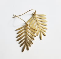 Image 1 of Fern Leaf Earrings