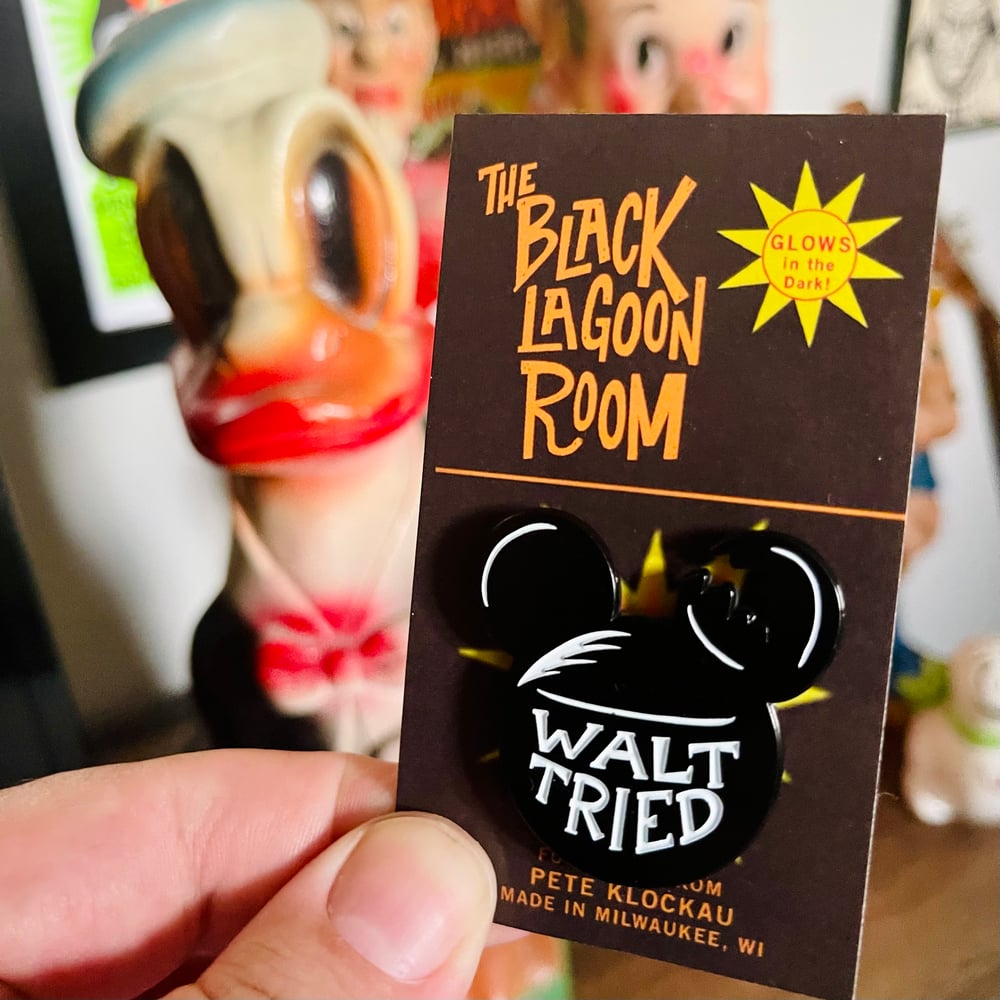 WALT TRIED 1.75" Glow-in-the-Dark Soft Enamel Pin