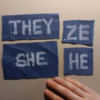 Image 1 of SMALL Pronoun Patch -Choose your Pronoun(s)!