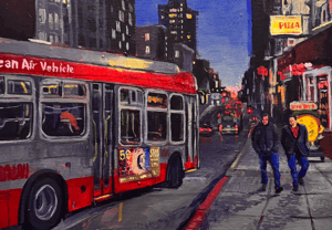 Print of "Looking onwards SFOS 2024 (ArtSpan x SFMTA Partnership)