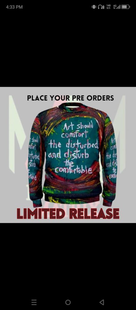 Image of " A Walking Disturbance" sweatshirt 