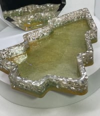 Image 1 of Handcrafted Christmas Tree Trinket Tray