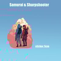 Samurai&Sharpshooter sticker