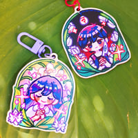 ★ OMORI WOOD KEYCHAINS ★