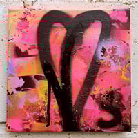 Image 2 of Sean Worrall - "What May I Say?" (Oct 2024) - Acrylic on canvas, 20x20cm