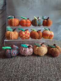 Image 1 of Mini Knitted Pumpkins (Set of 6)