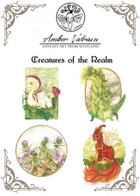 Image 1 of Creatures of the Realm Postcard Set