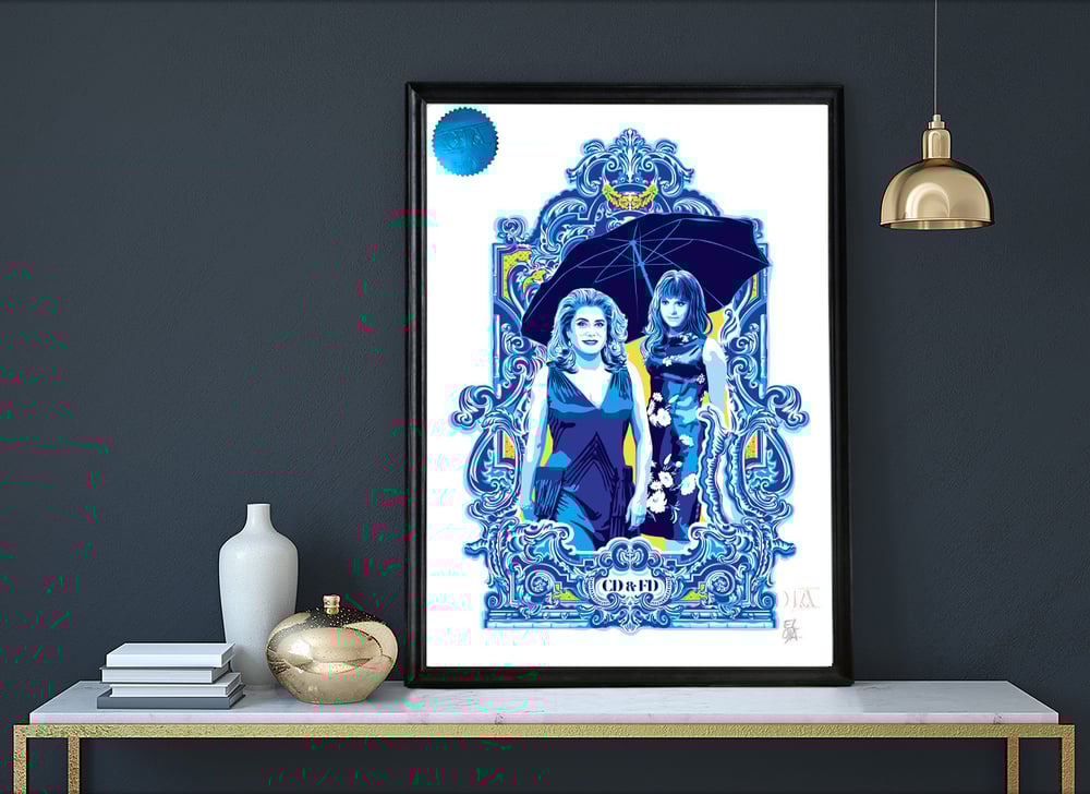 Catherine Deneuve & Françoise Dorléac — Art print