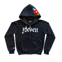 Image 2 of DARK SHINIGAMI FULL ZIP HOODIE
