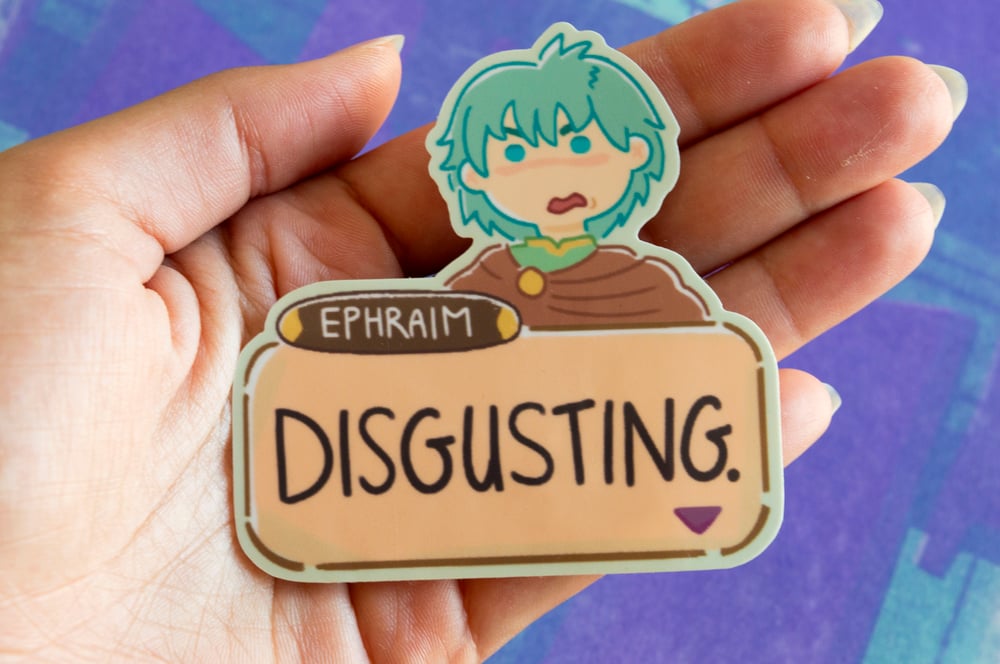 Image of Ephraim Disgusting Sticker