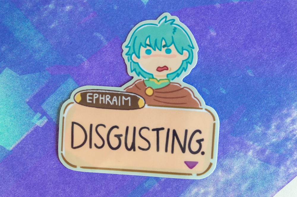 Image of Ephraim Disgusting Sticker