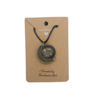 Image 1 of Moon Necklace ~ Black 