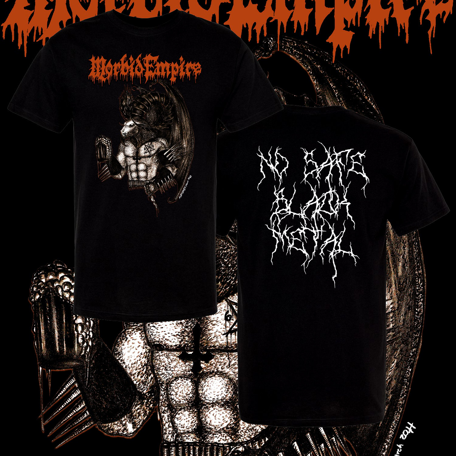 MORBID EMPIRE "Beer Lucifer Metal" T-shirt