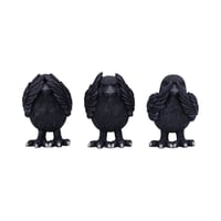 Image 1 of Three wise ravens