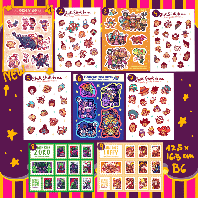 One Piece - Stickers